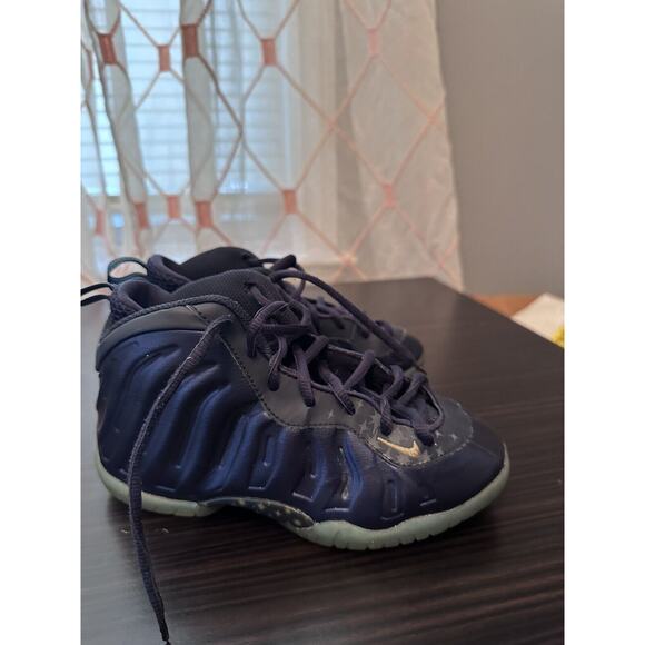 Size 6 (GS) - Nike Little Posite One Mid Eggplant - Picture 2 of 6